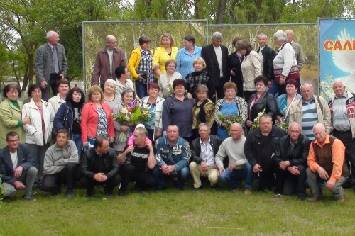 Участники встречи воспитанников Михайловской школы-интерната 14 мая 2016г.